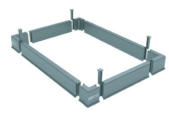 Šachta 325x375x150 mm - se dnem