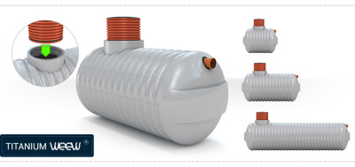 Podzemní KOMPOZITNÍ samonosná nádrž 10 000 L