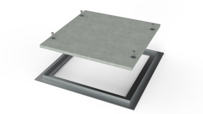 ECO DECK 8T Šachtový poklop 30 x 813 x 813 mm s rámem, těsněním a imbus fixací