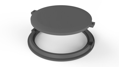 MEA-Embeco Kompozitní poklop A6 kN zahradní kruhový