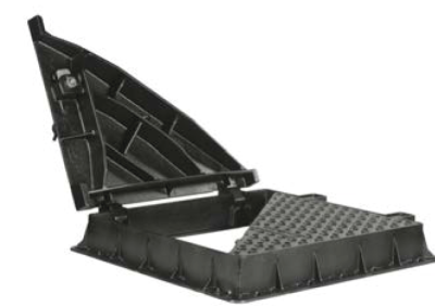 SDM 42 600x900 PZ Litinový poklop 600x900mm, D400, rám 764x1102mm, výška 100mm,